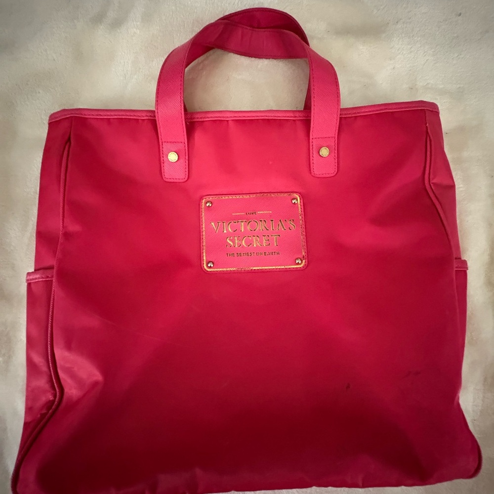 Victoria's Secret Fuchsia Tote Bag